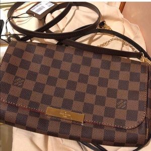 💯✅ Authentic Lv Fav MM Damier Ebene!